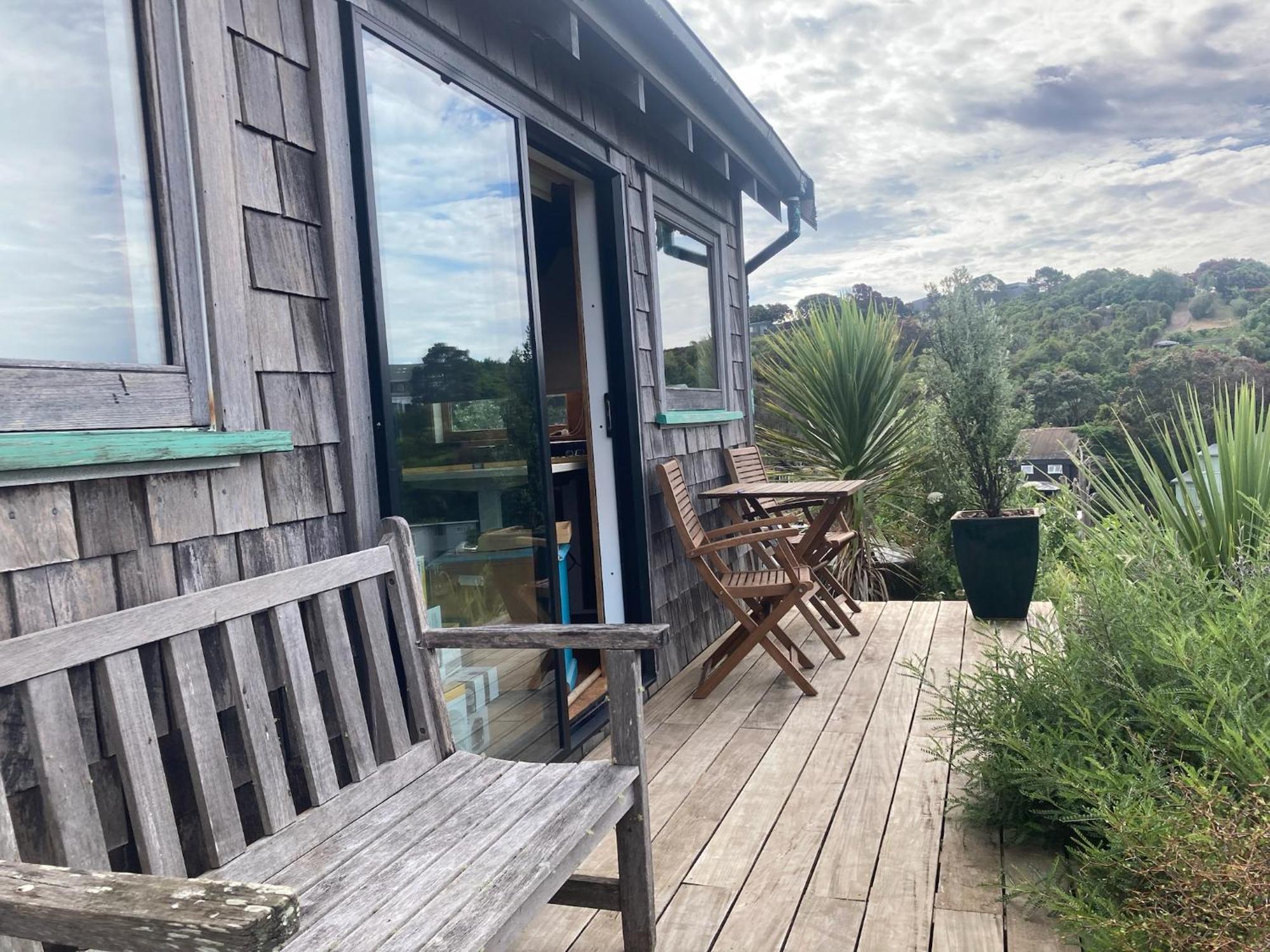Kereru Cabin - Spectacular Seaviews, Rustic, Glamping Eco Adventure ปาล์มบีช ภายนอก รูปภาพ